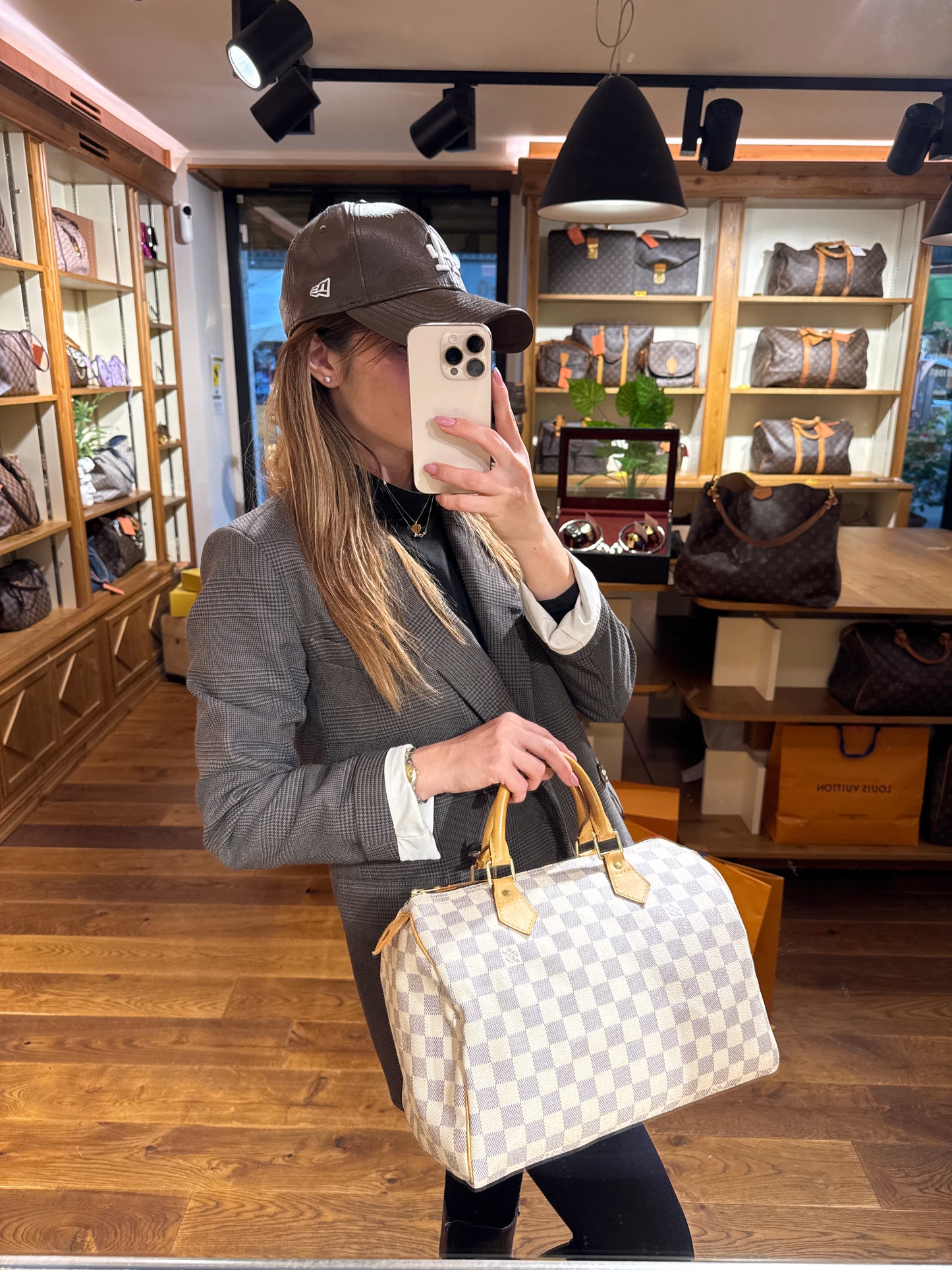 Louis Vuitton Speedy 30 Damier Azur