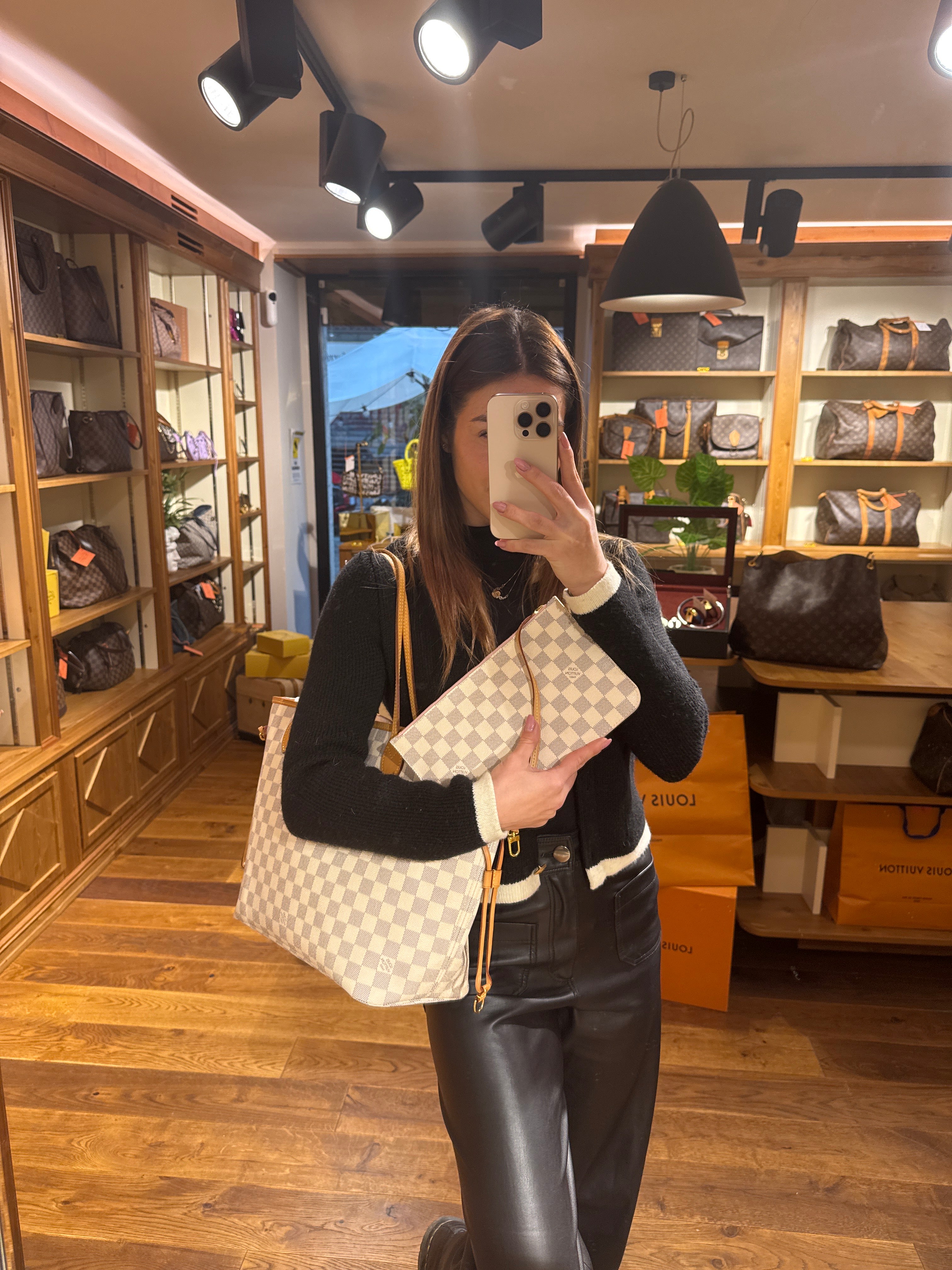 Louis Vuitton Neverfull Damier Azur MM
