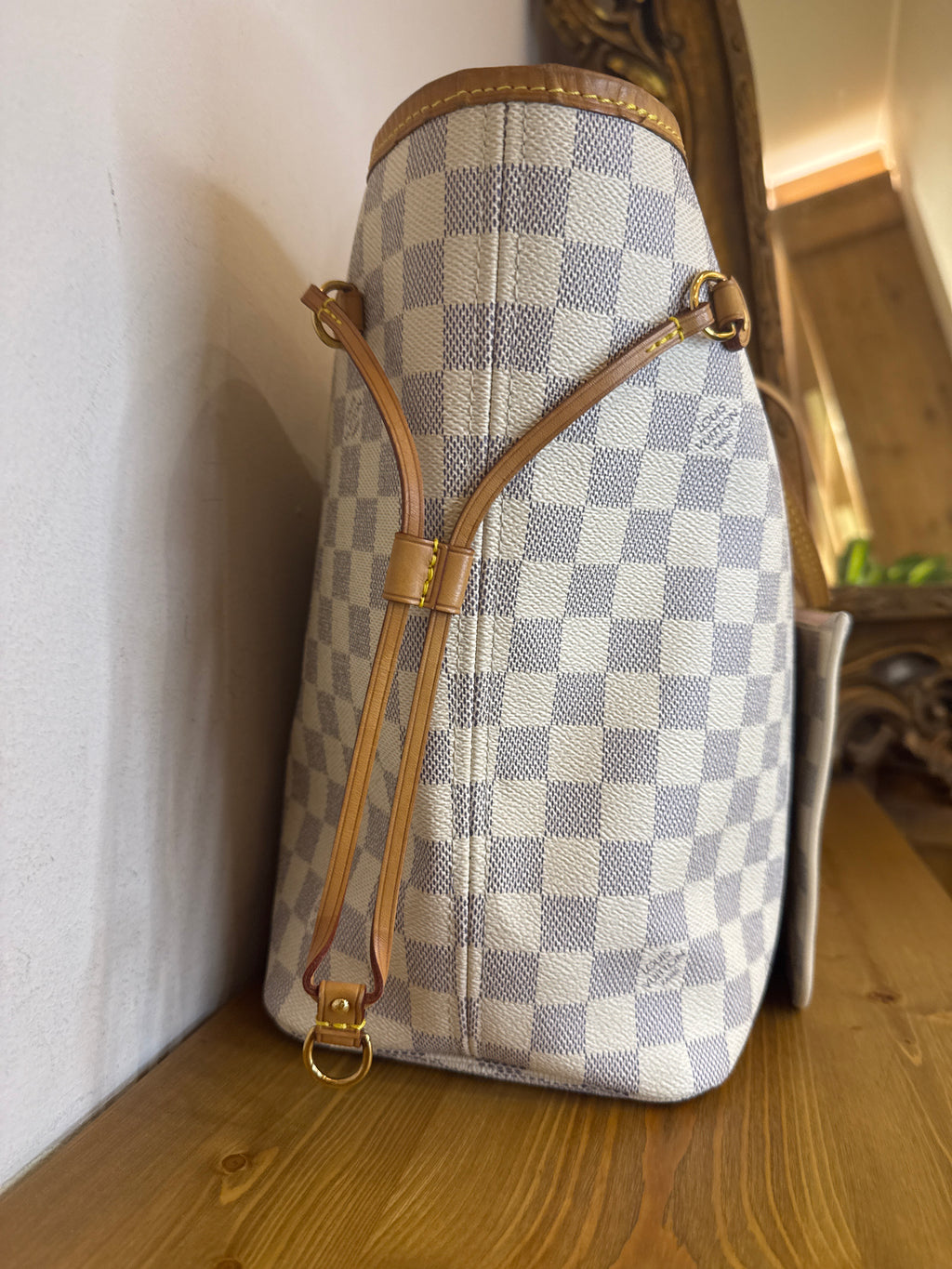Louis Vuitton Neverfull Damier Azur MM