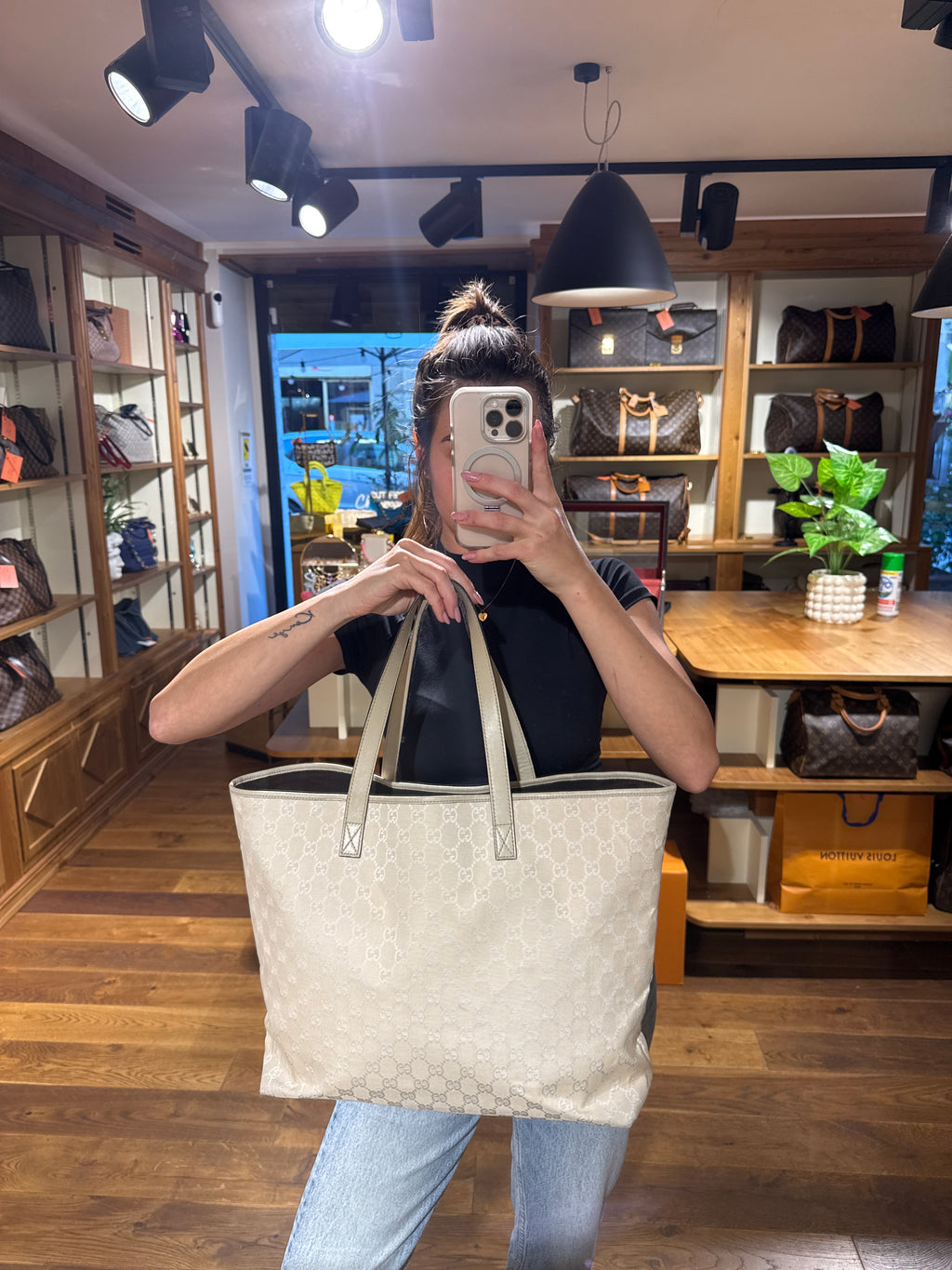 Gucci Tote Withe