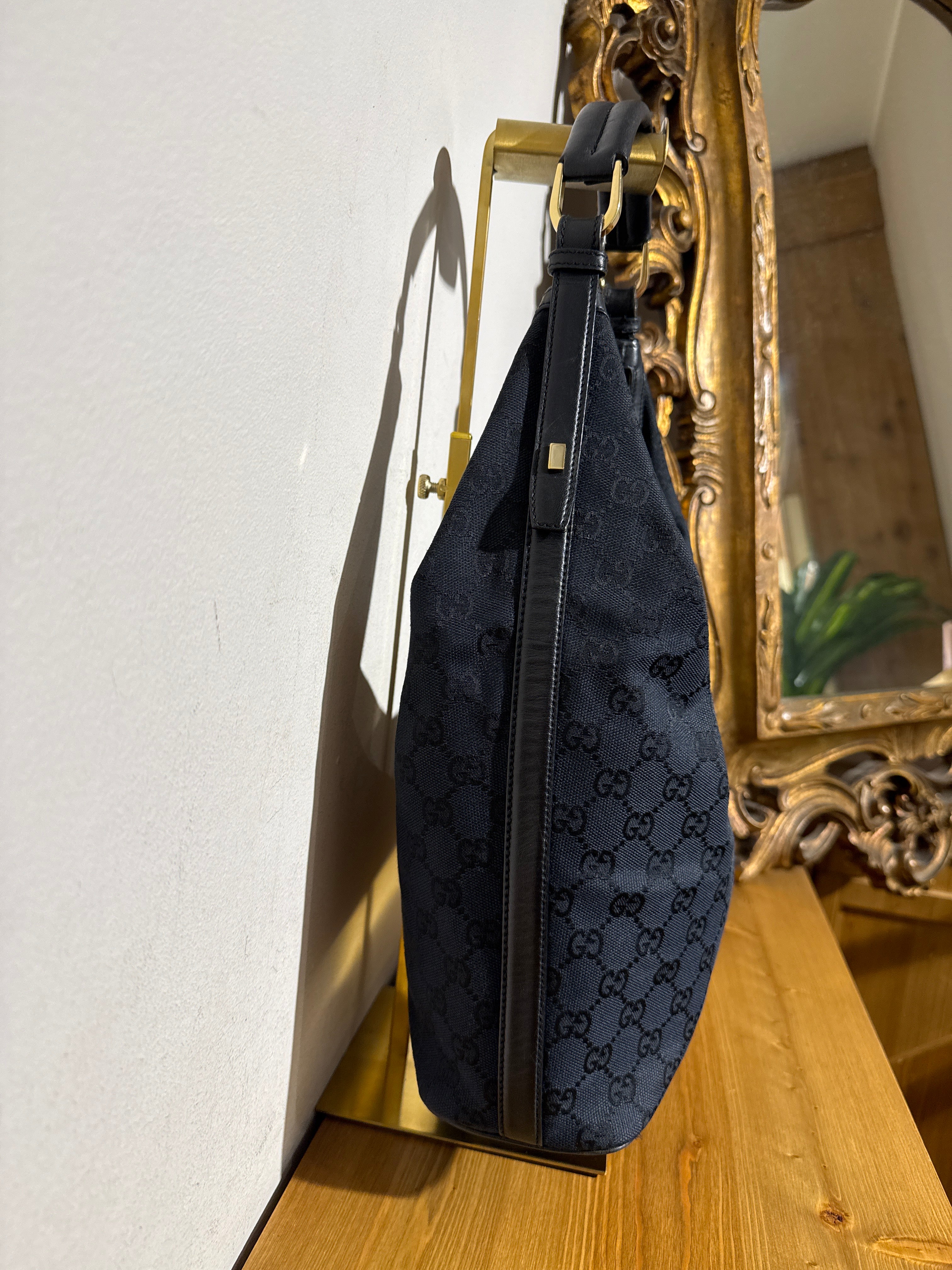 Borsa GG Hobo in tela