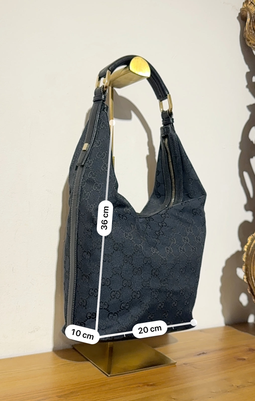 Borsa GG Hobo in tela