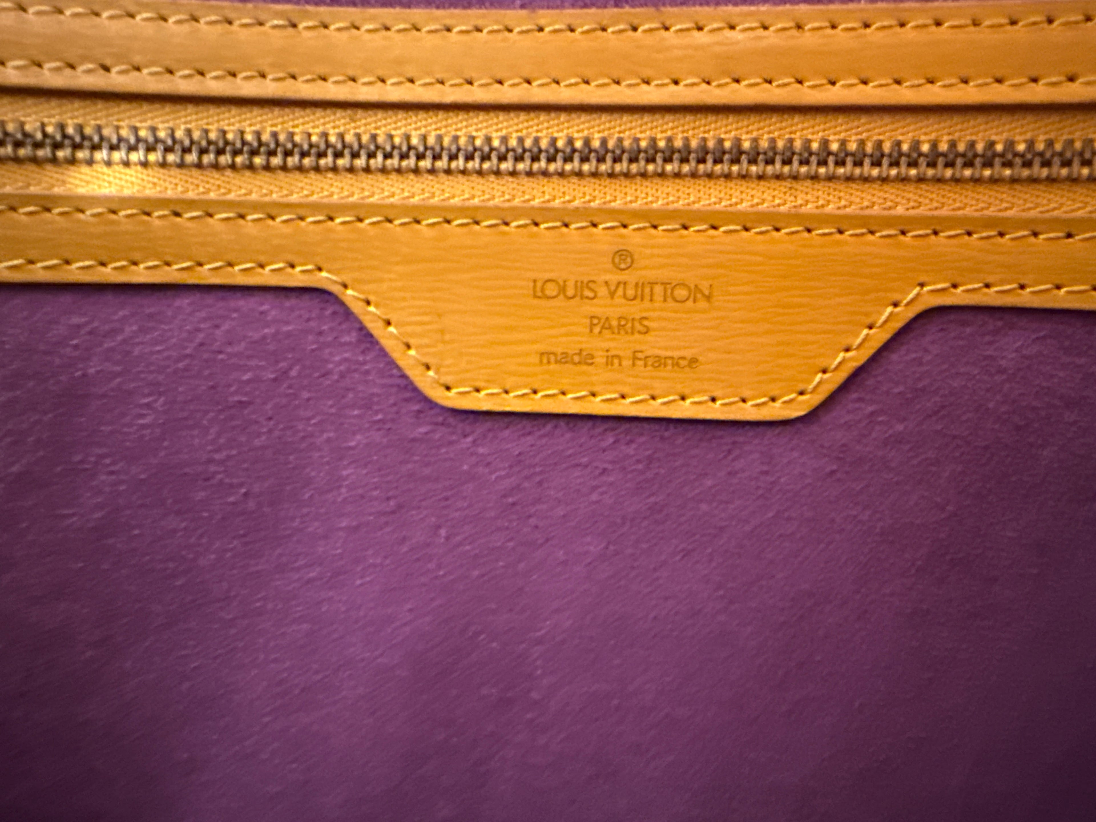 Louis Vuitton Epi Saint Jacques Shopping Yellow