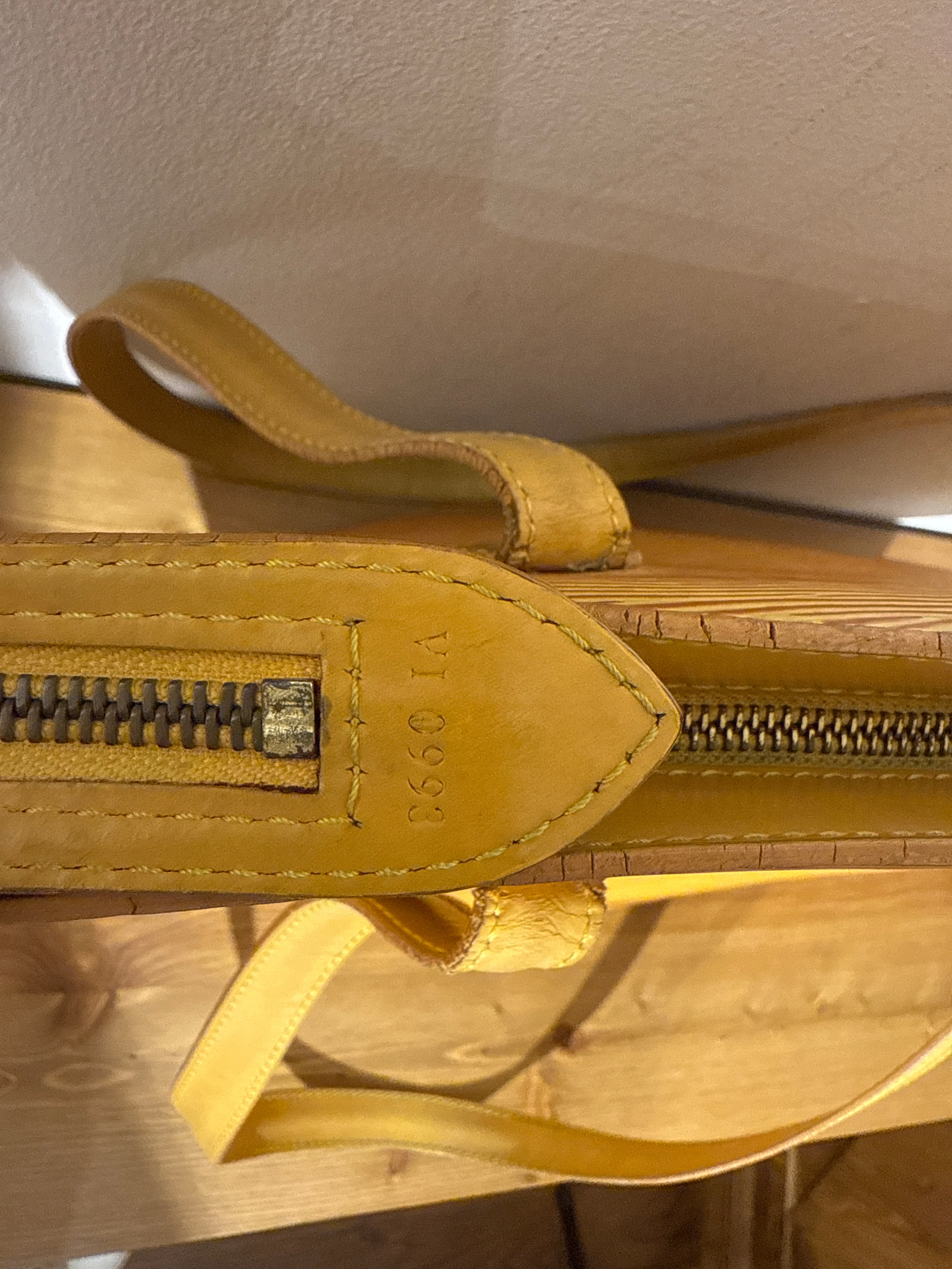 Louis Vuitton Epi Saint Jacques Handbag Yellow