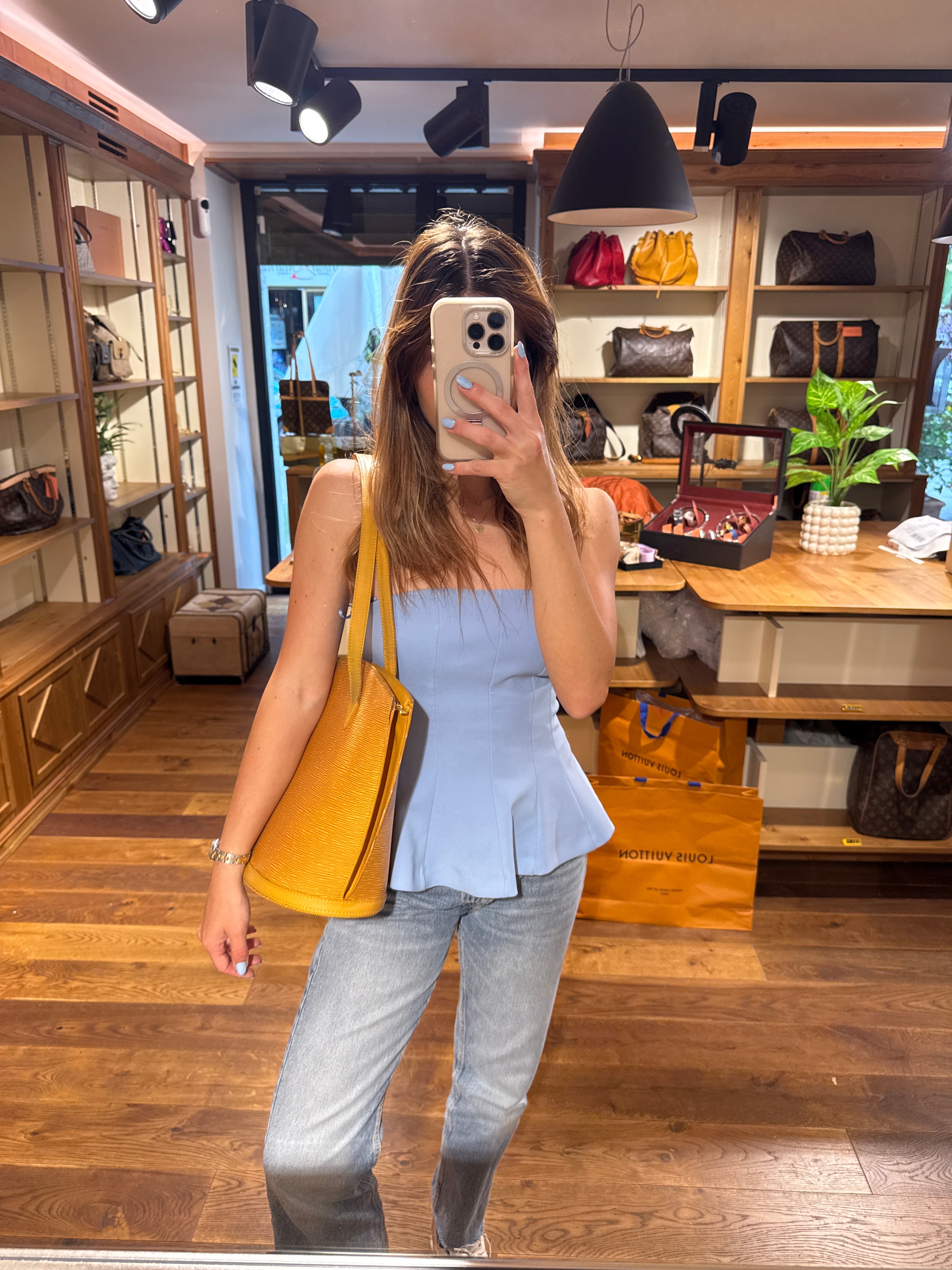 Louis Vuitton Epi Saint Jacques Shopping Yellow