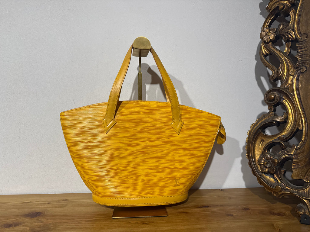 Louis Vuitton Epi Saint Jacques Handbag Yellow