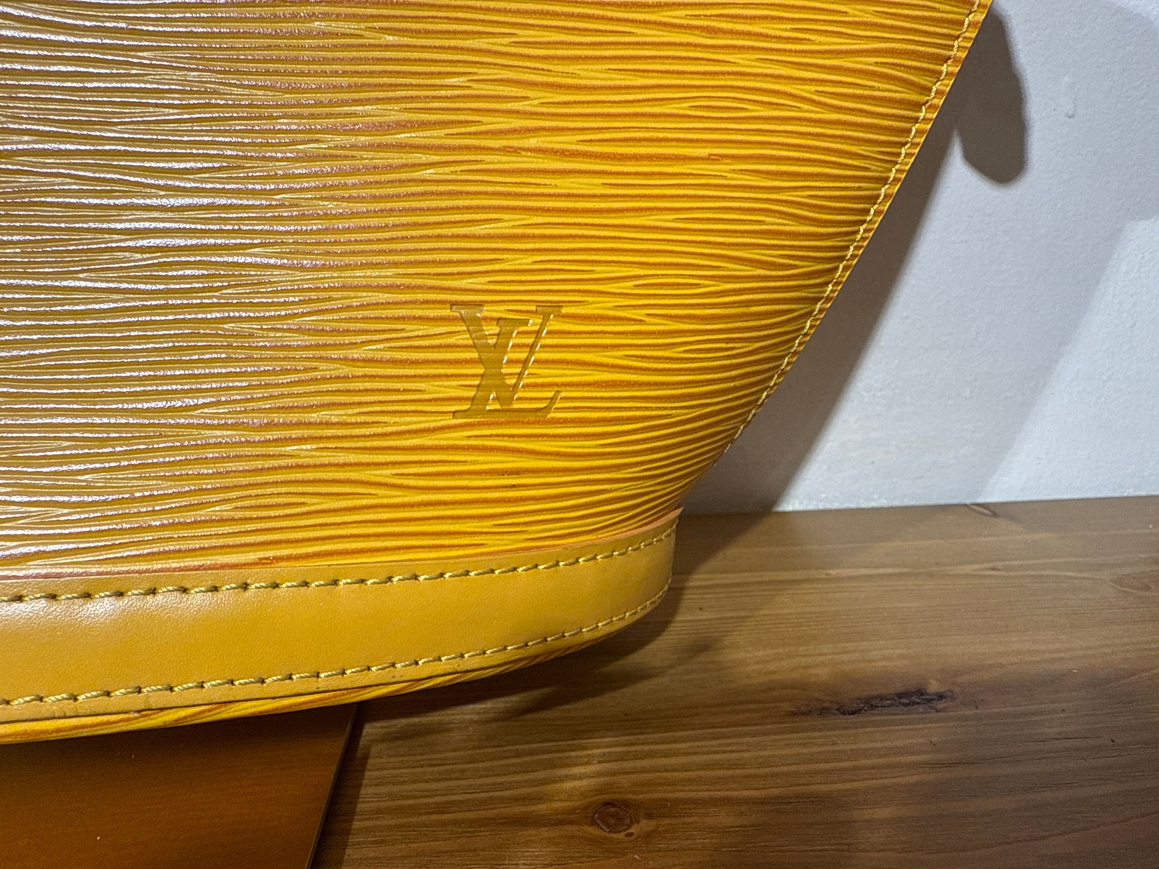 Louis Vuitton Epi Saint Jacques Handbag Yellow