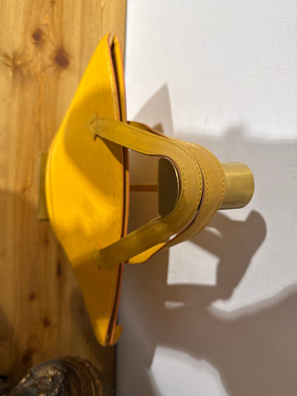 Louis Vuitton Epi Saint Jacques Handbag Yellow