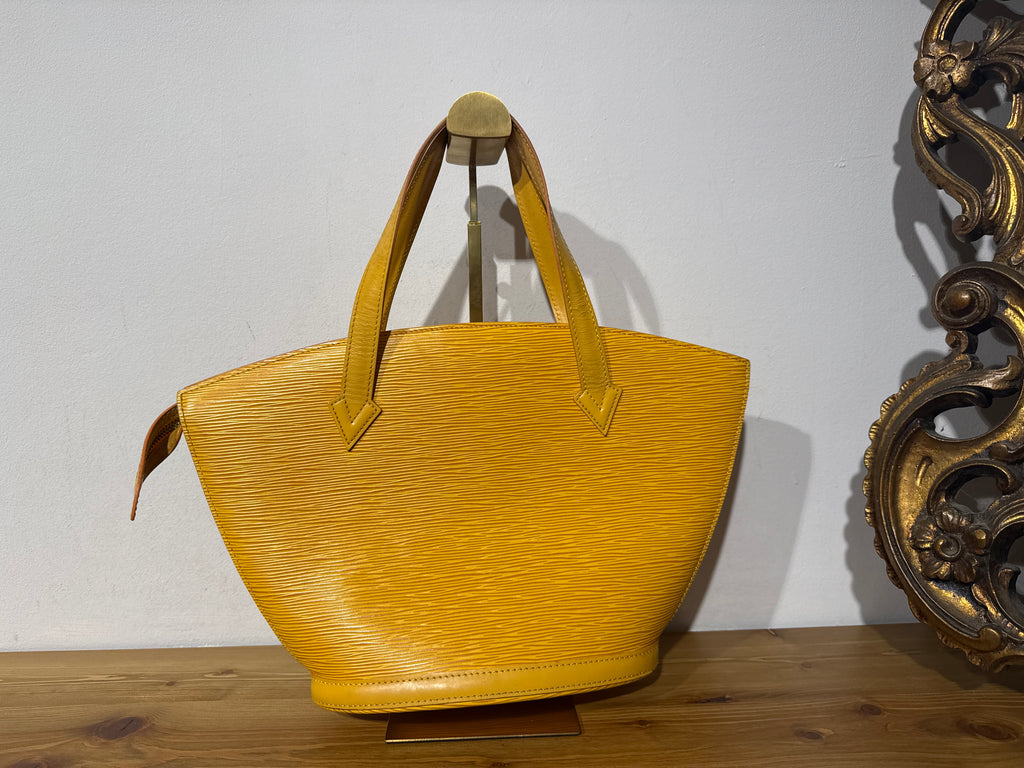 Louis Vuitton Epi Saint Jacques Handbag Yellow
