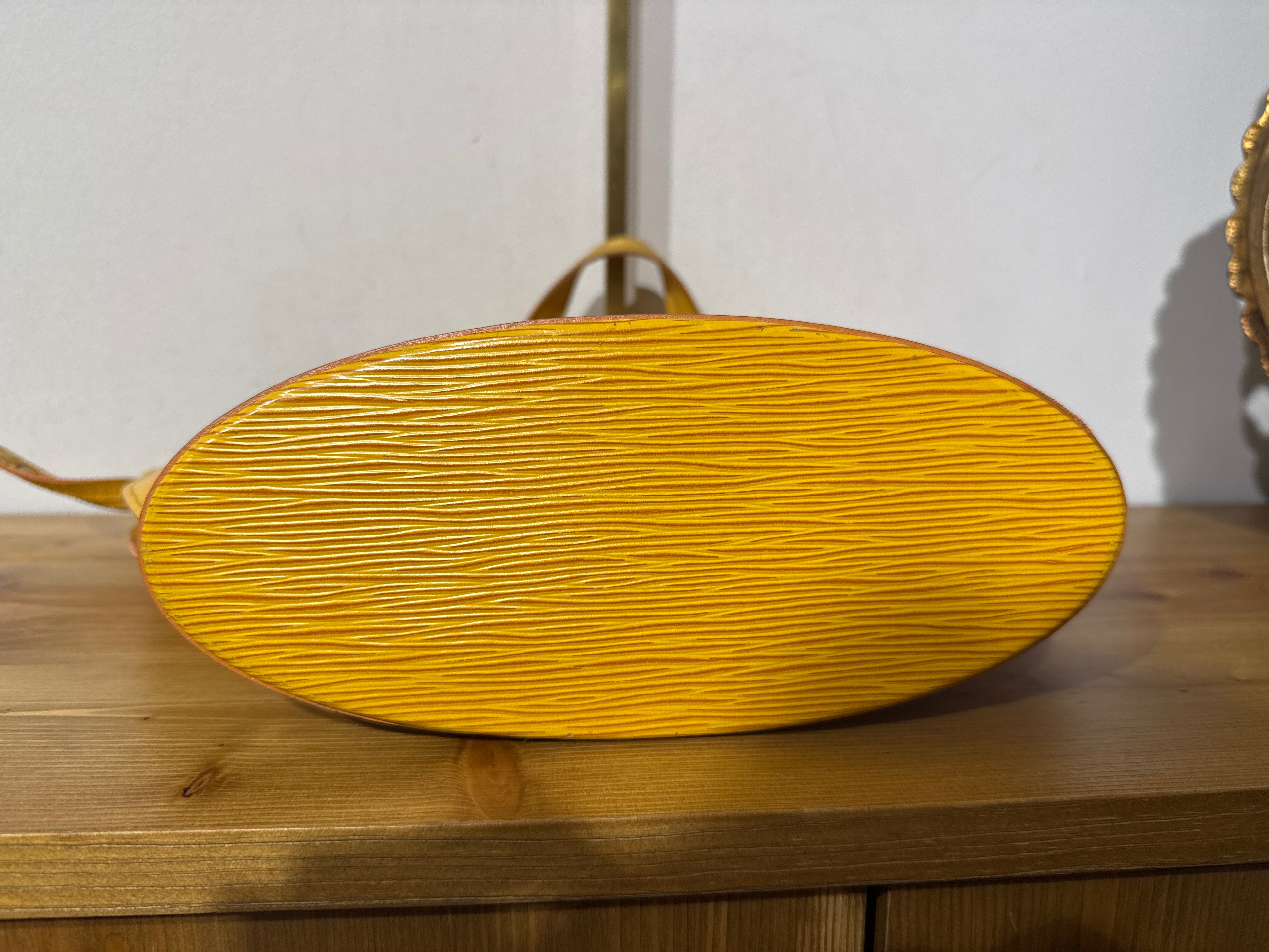 Louis Vuitton Epi Saint Jacques Handbag Yellow