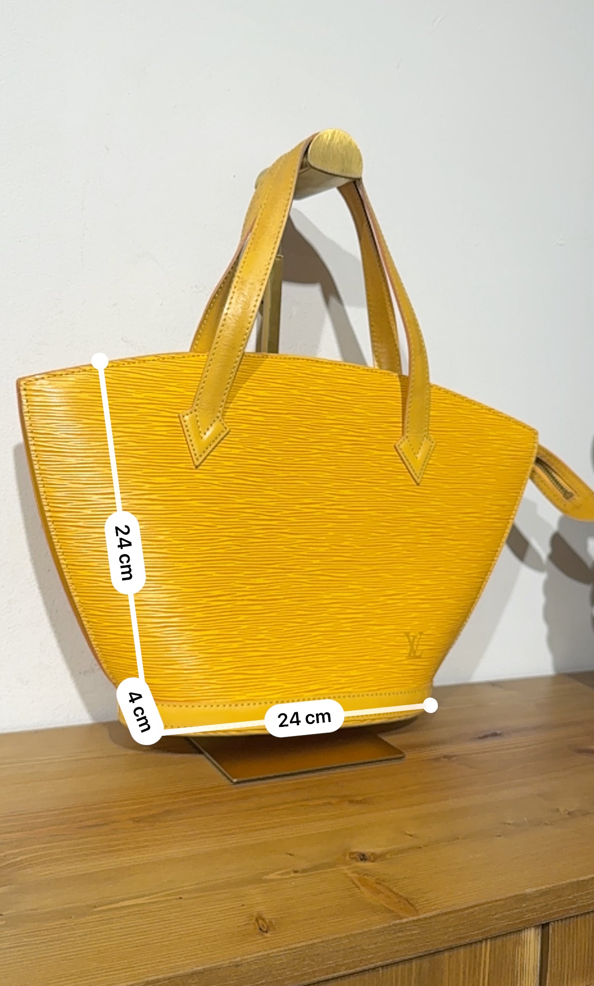 Louis Vuitton Epi Saint Jacques Handbag Yellow