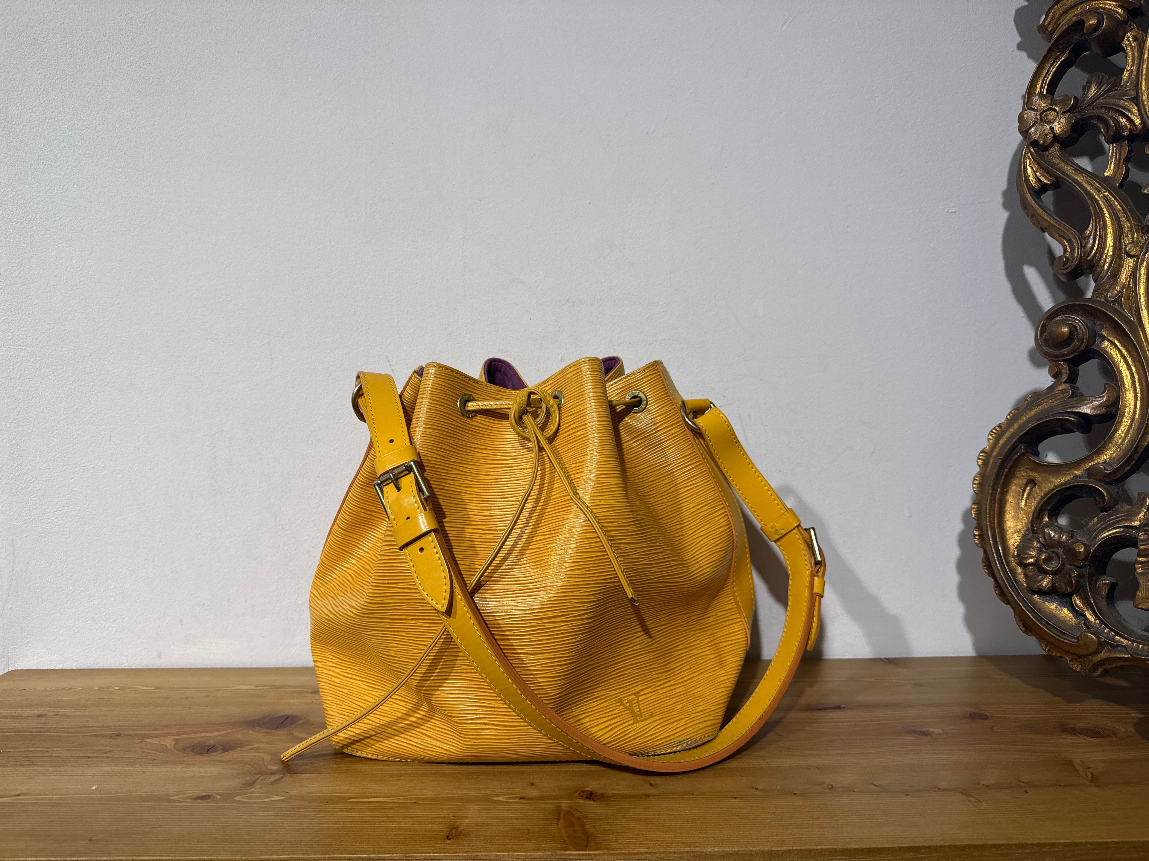 Louis Vuitton Epi Petit Noe Yellow