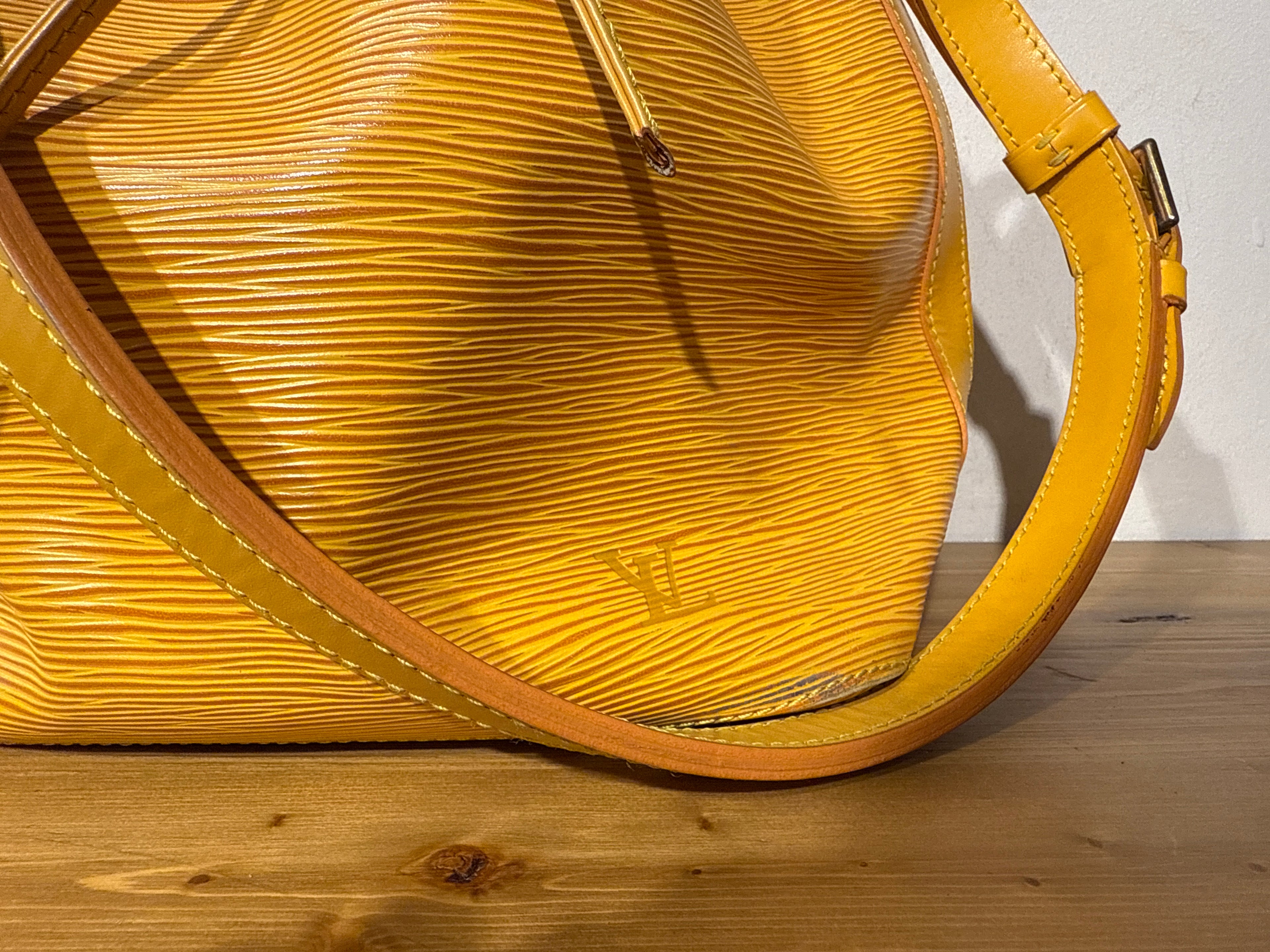 Louis Vuitton Epi Petit Noe Yellow