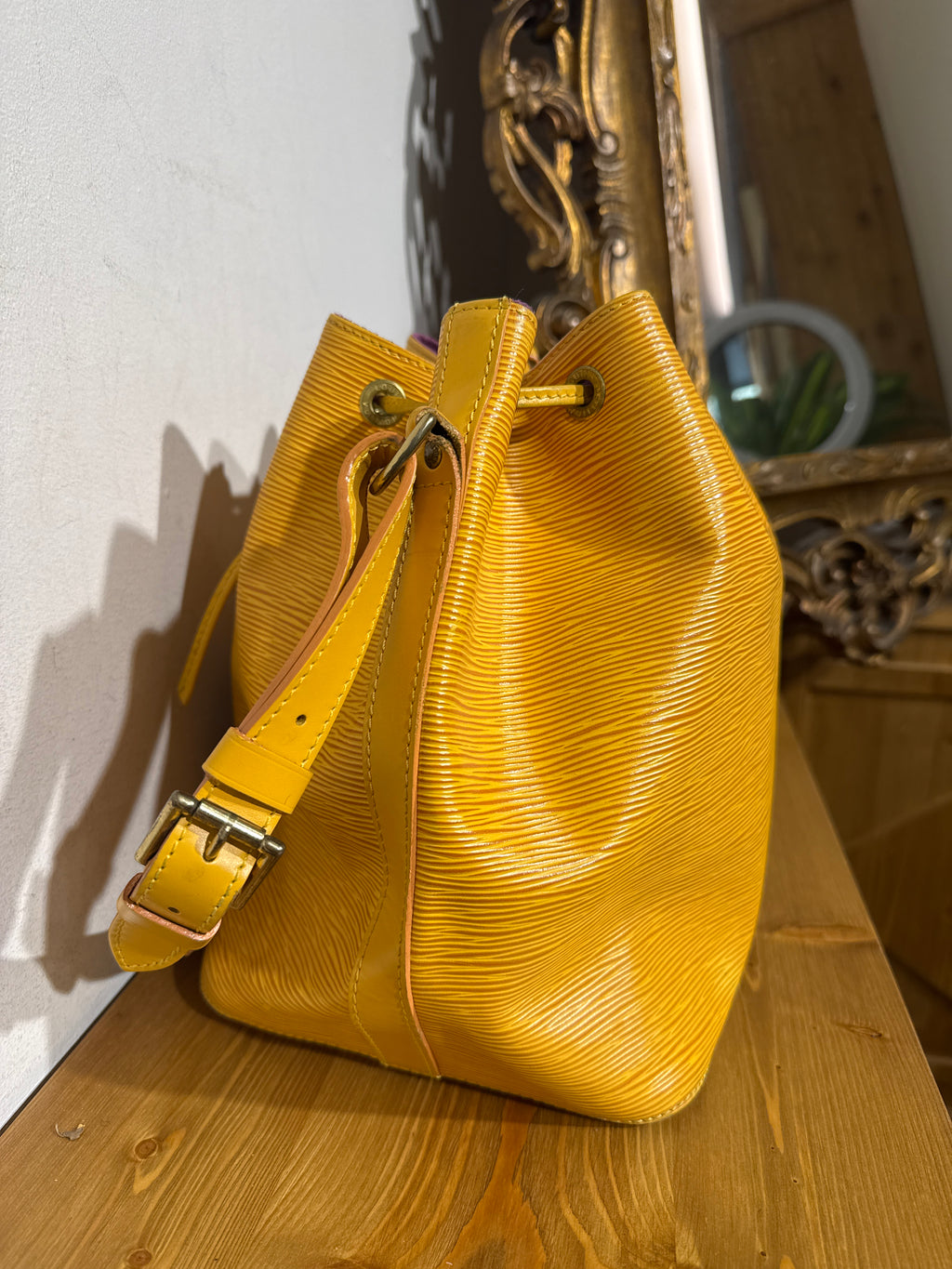Louis Vuitton Epi Petit Noe Yellow