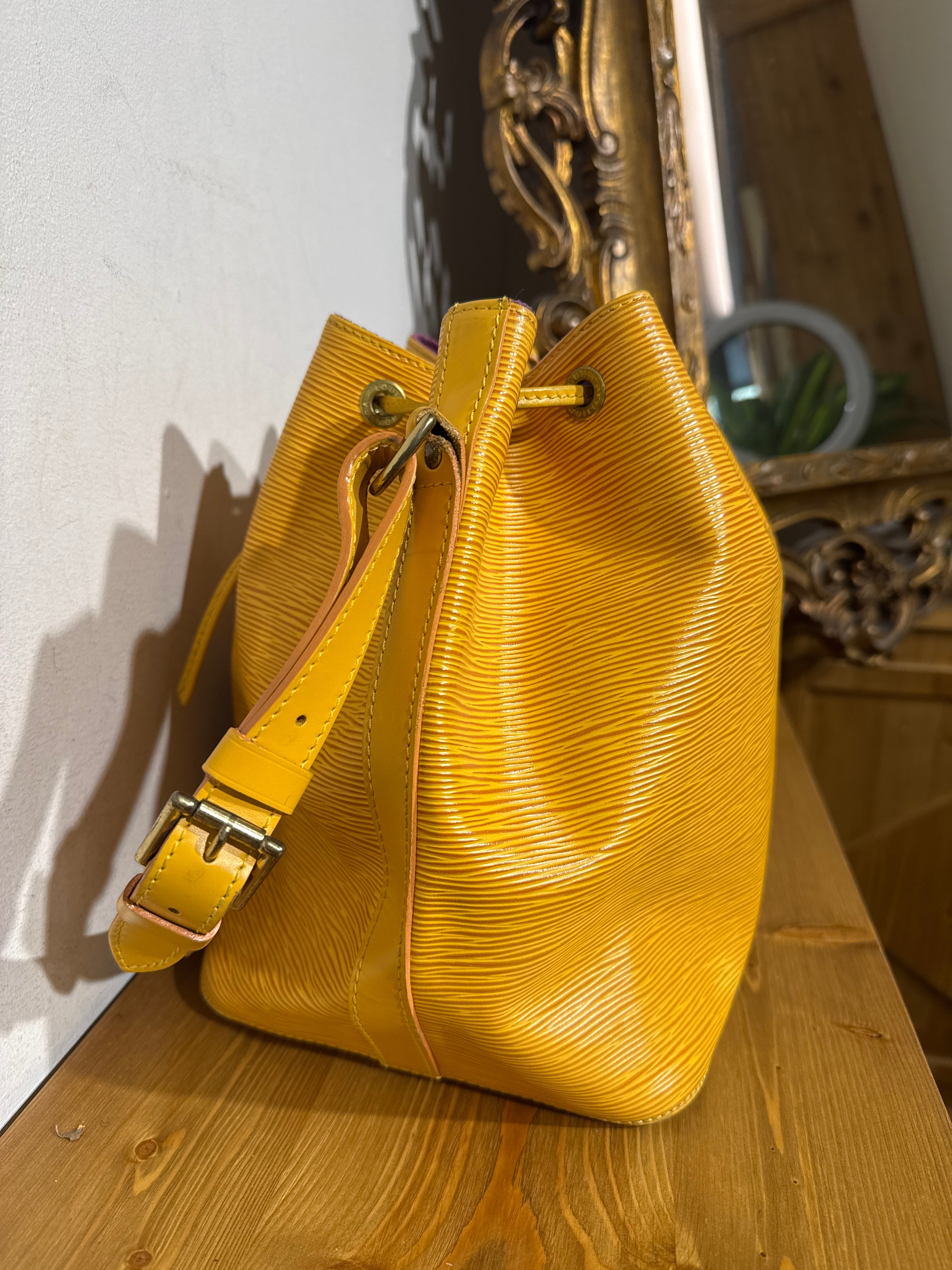 Louis Vuitton Epi Petit Noe Yellow