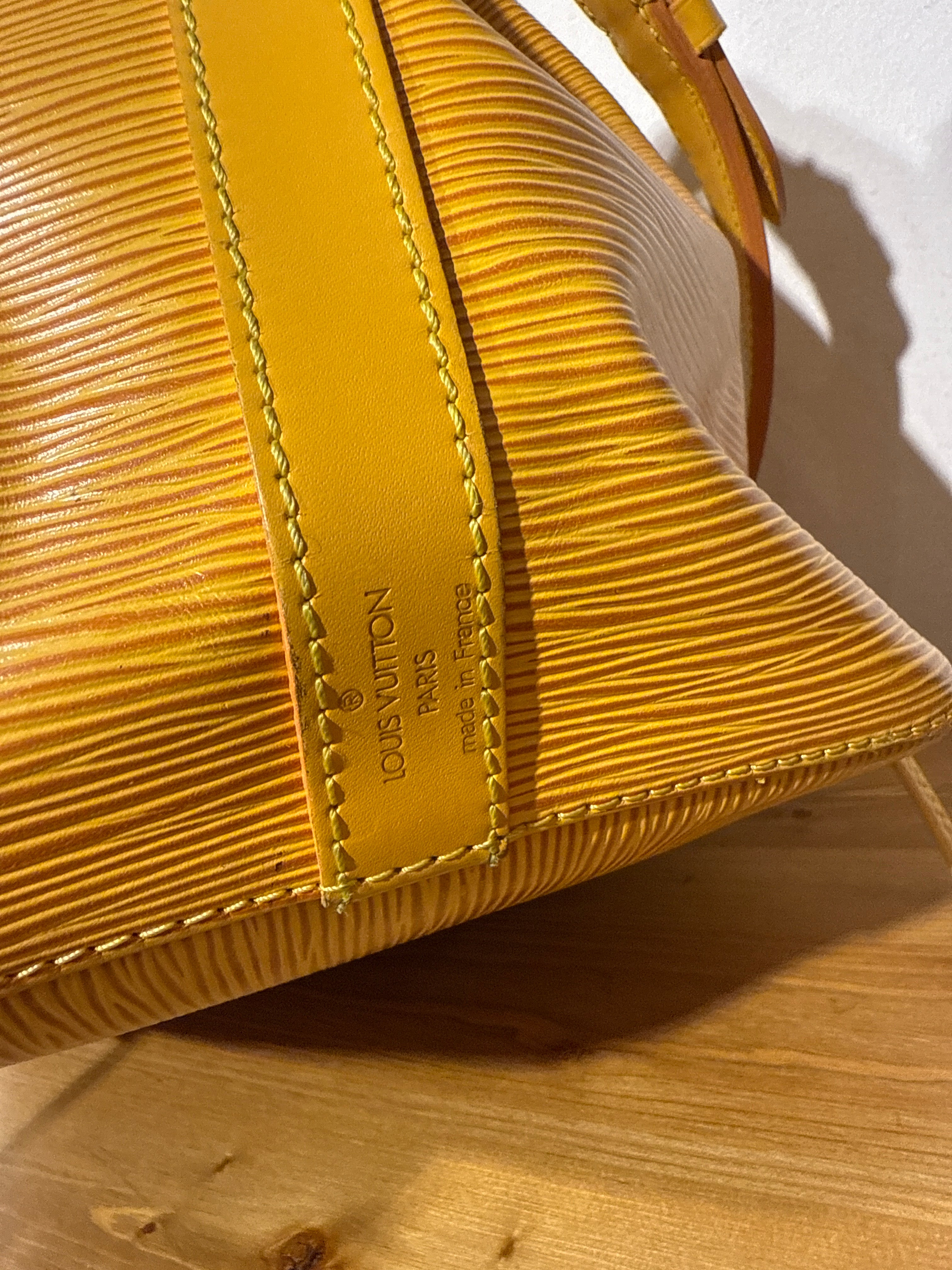 Louis Vuitton Epi Petit Noe Yellow