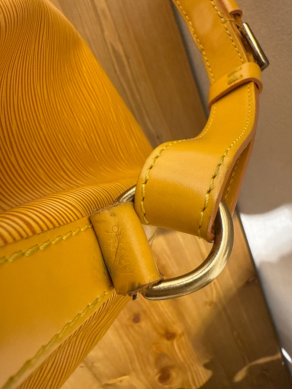 Louis Vuitton Epi Petit Noe Yellow