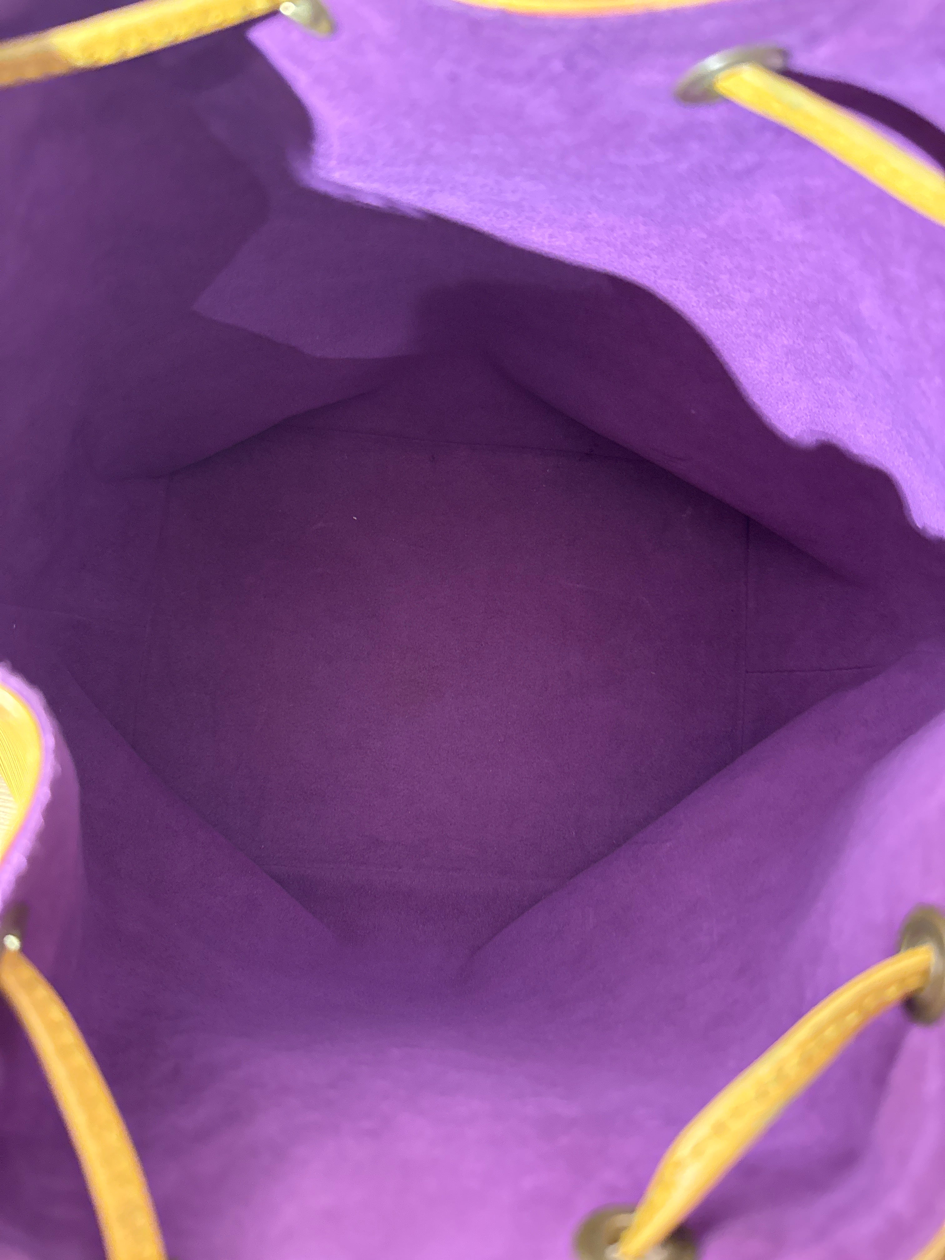 Louis Vuitton Epi Petit Noe Yellow