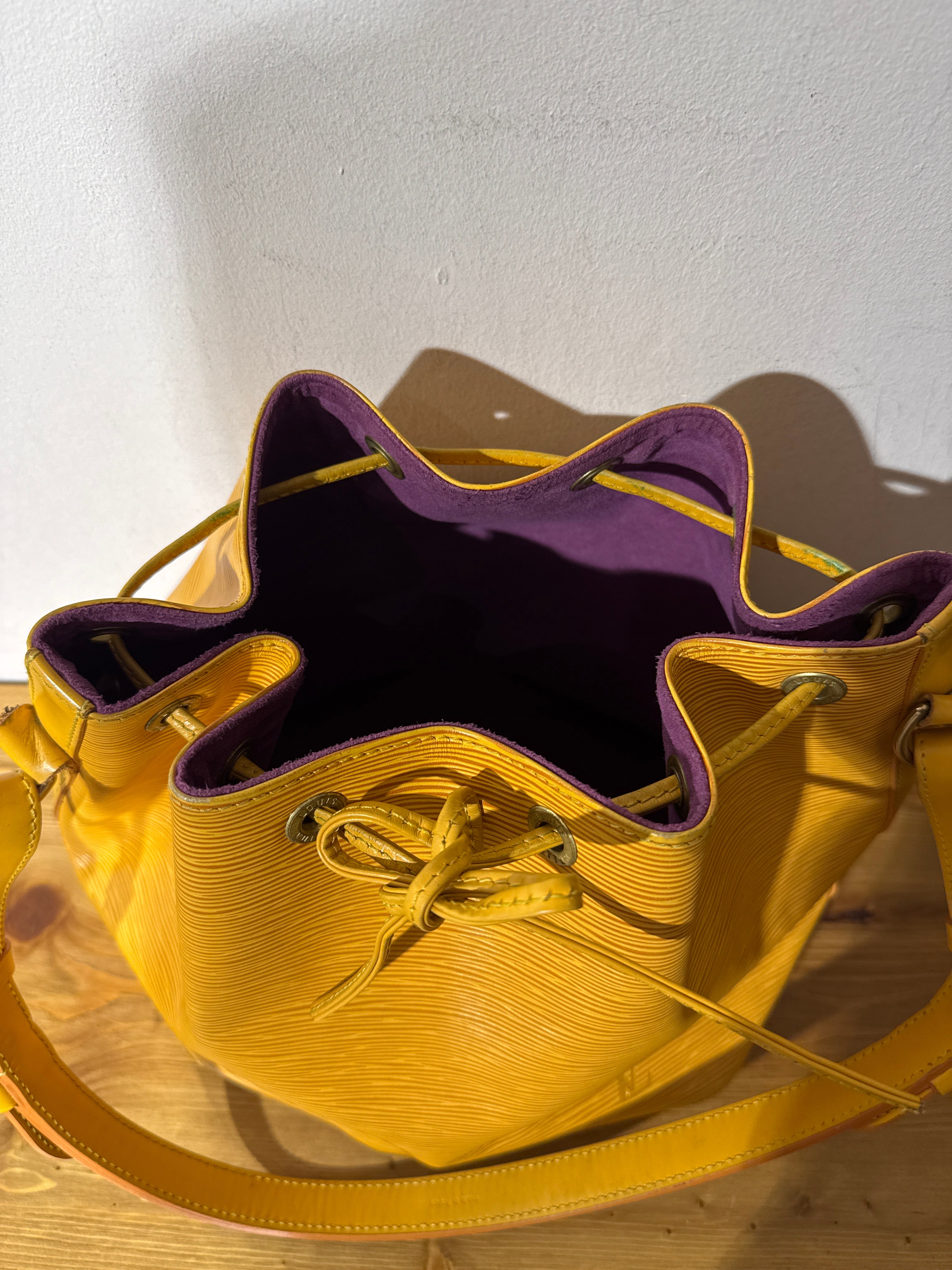 Louis Vuitton Epi Petit Noe Yellow