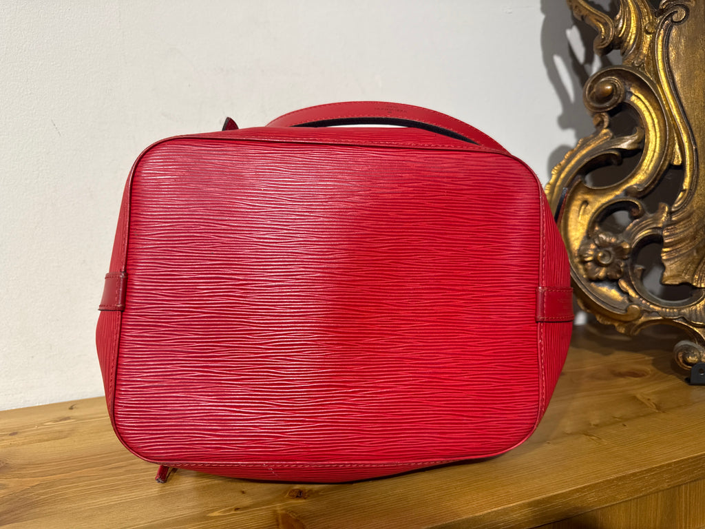 Louis Vuitton Epi Petit Noe red