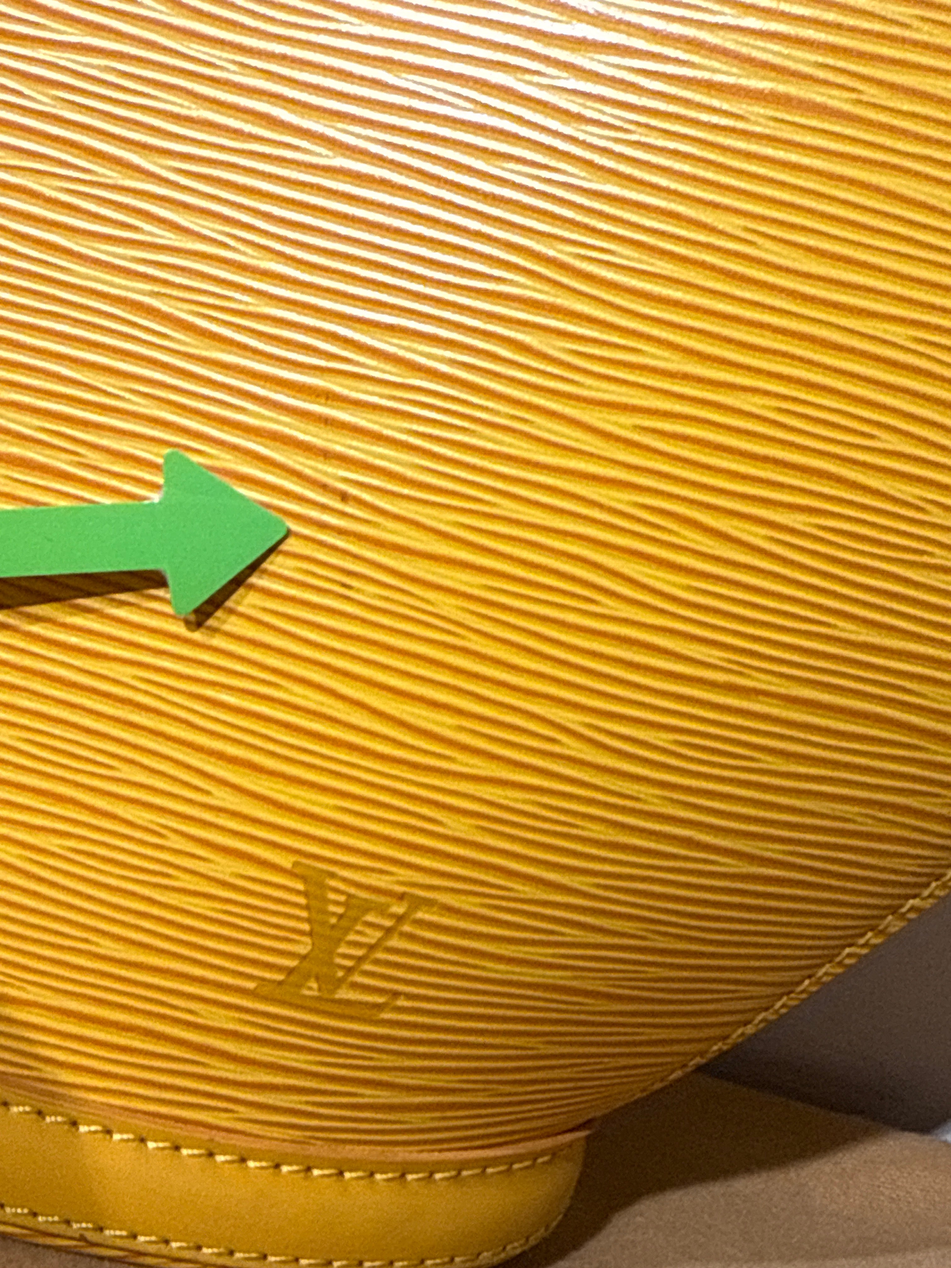 Louis Vuitton Epi Saint Jacques yellow