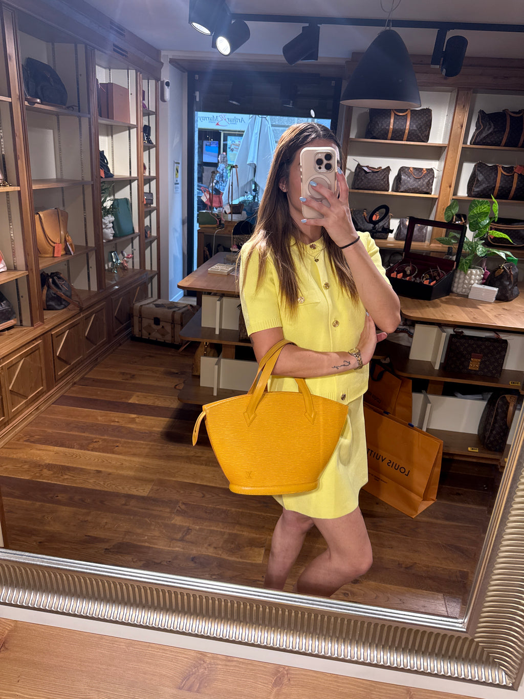 Louis Vuitton Epi Saint Jacques yellow