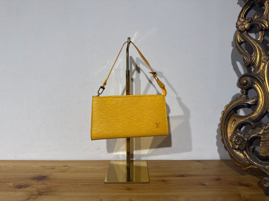 Louis Vuitton Pochette Epi Saint Jacques Yellow