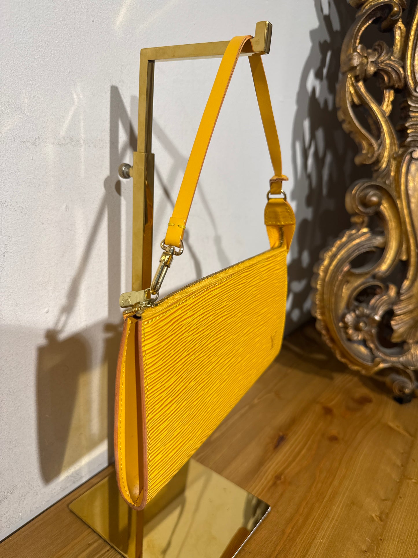 Louis Vuitton Pochette Epi Saint Jacques Yellow