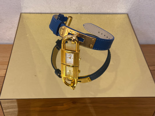 Orologio Hermes Kelly Blu