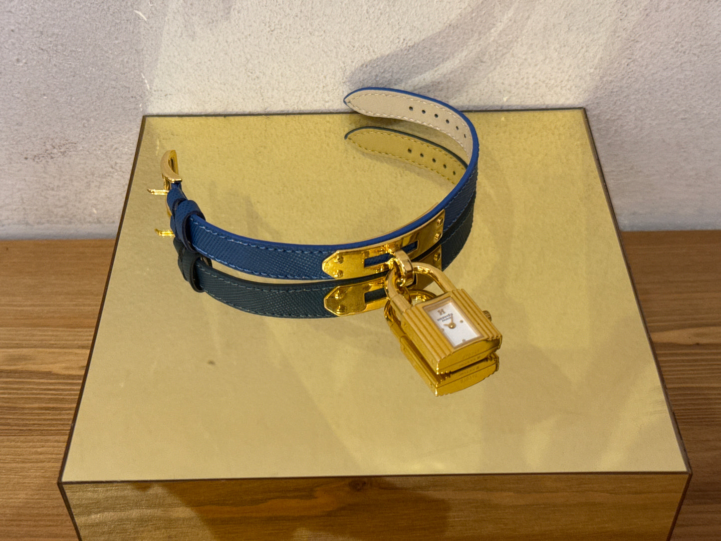 Orologio Hermes Kelly Blu