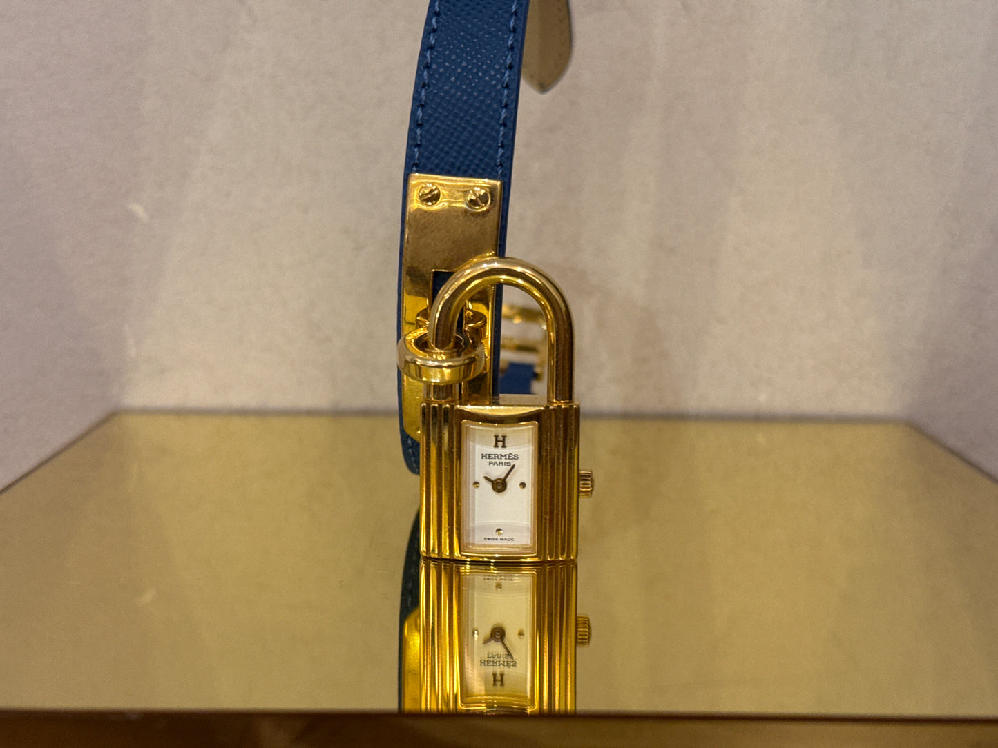 Orologio Hermes Kelly Blu