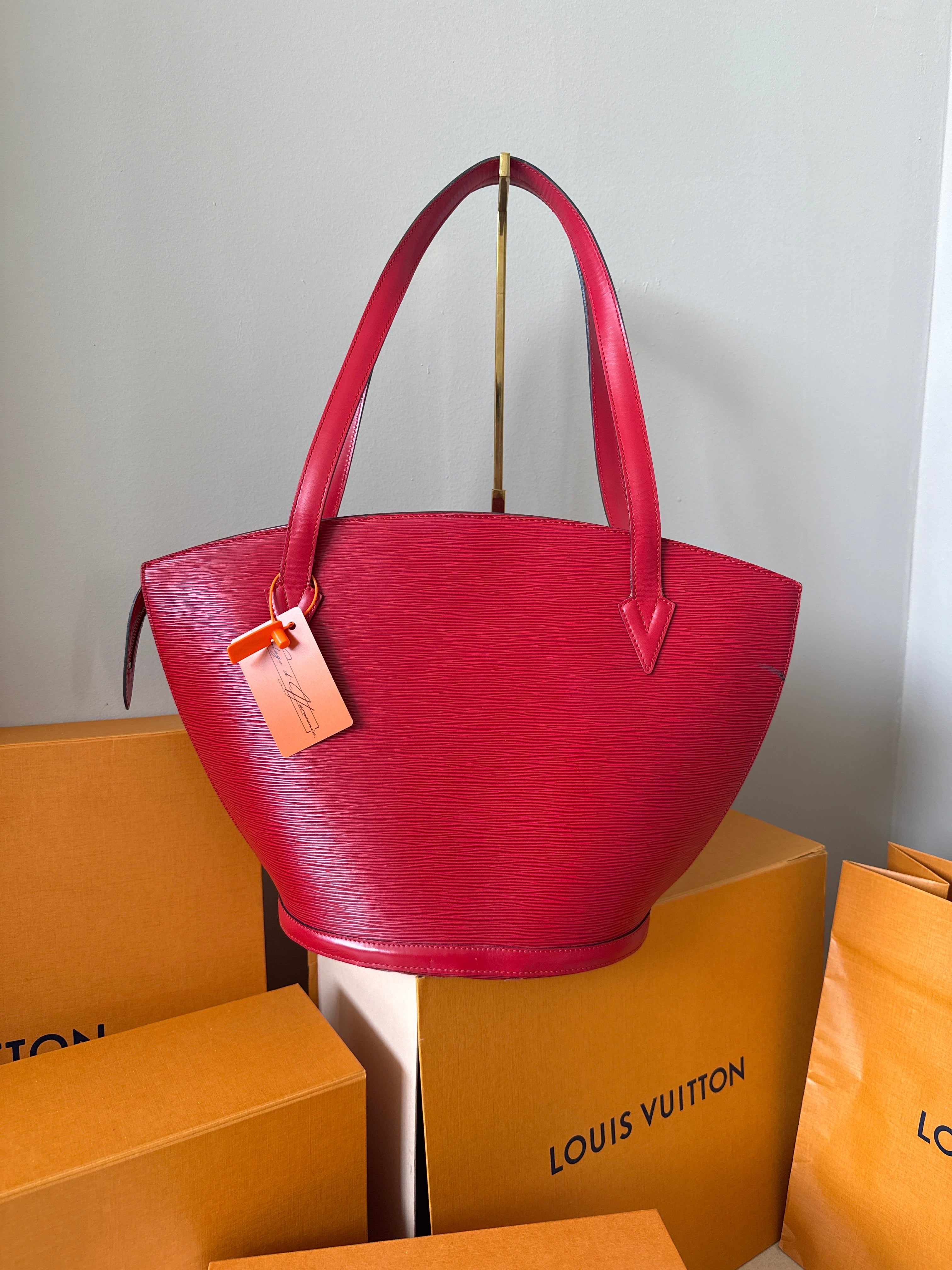 Louis Vuitton Epi Saint Jacques Red