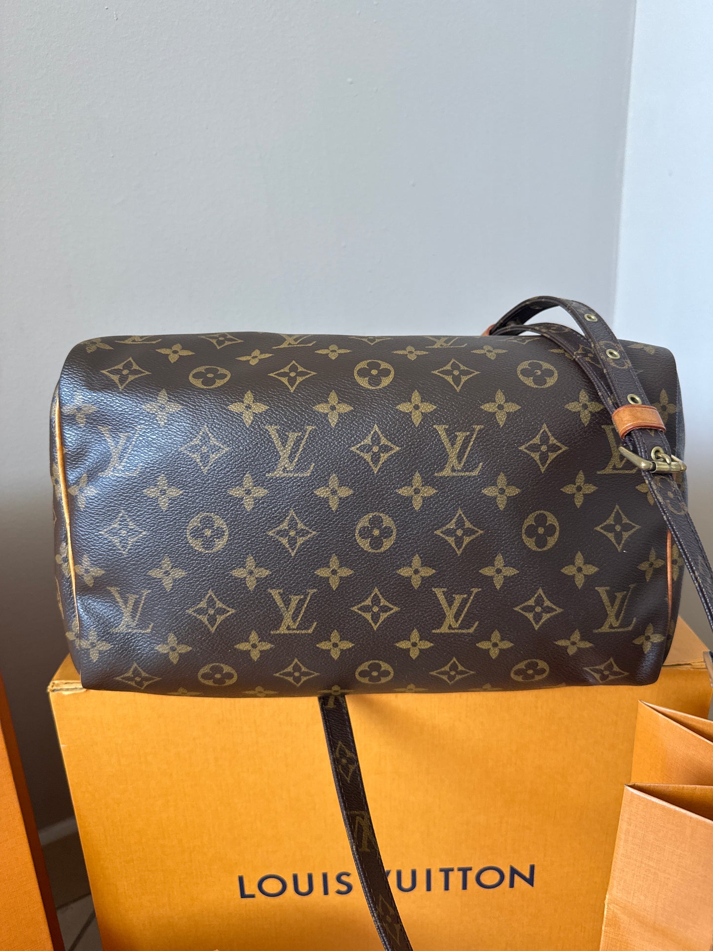 Louis Vuitton Speedy 30 con tracolla