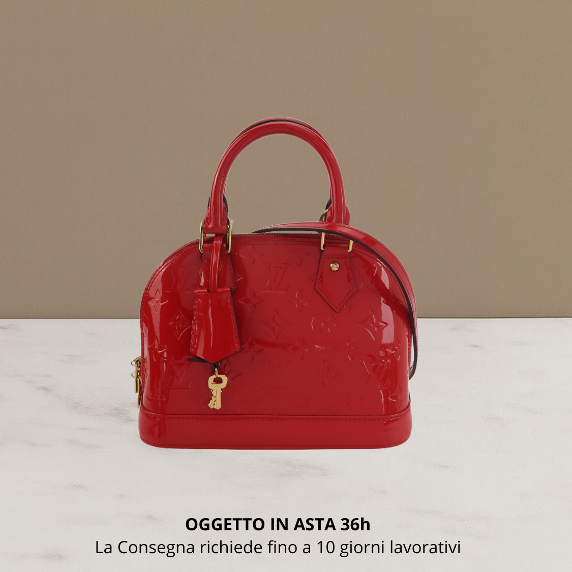 Louis Vuitton (LV) AlmaBB Red