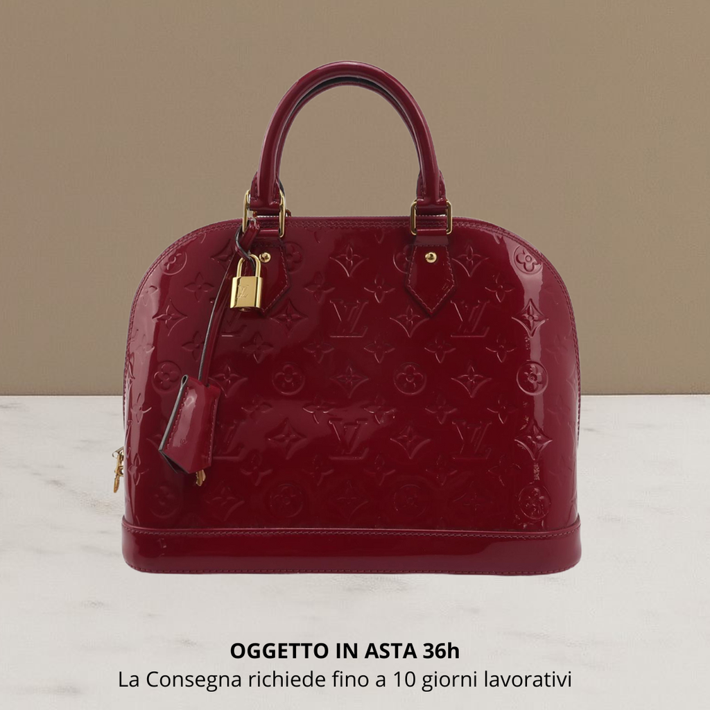 Louis Vuitton (LV) Alma Dark Red