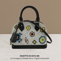Louis Vuitton (LV) AlmaBB  bicolore con motivo Water Eave Emblem