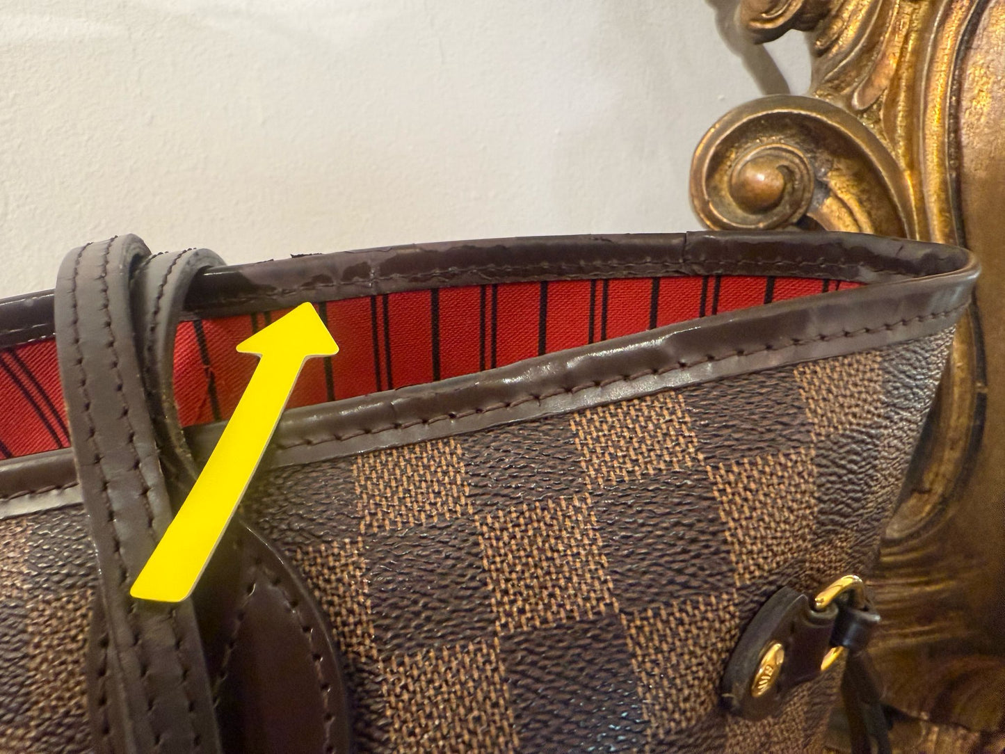 Borsa Louis Vuitton Neverfull MM Damier